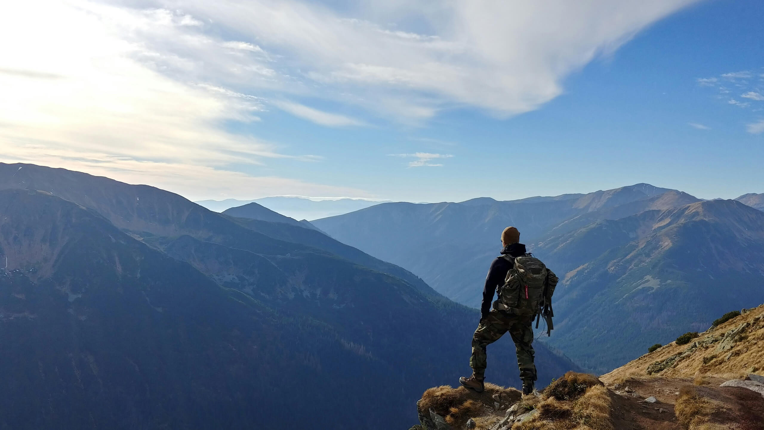 Hero background — mountain trail